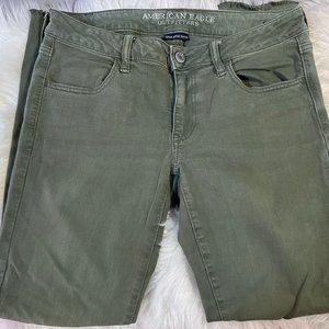 Mahón super stretch verde